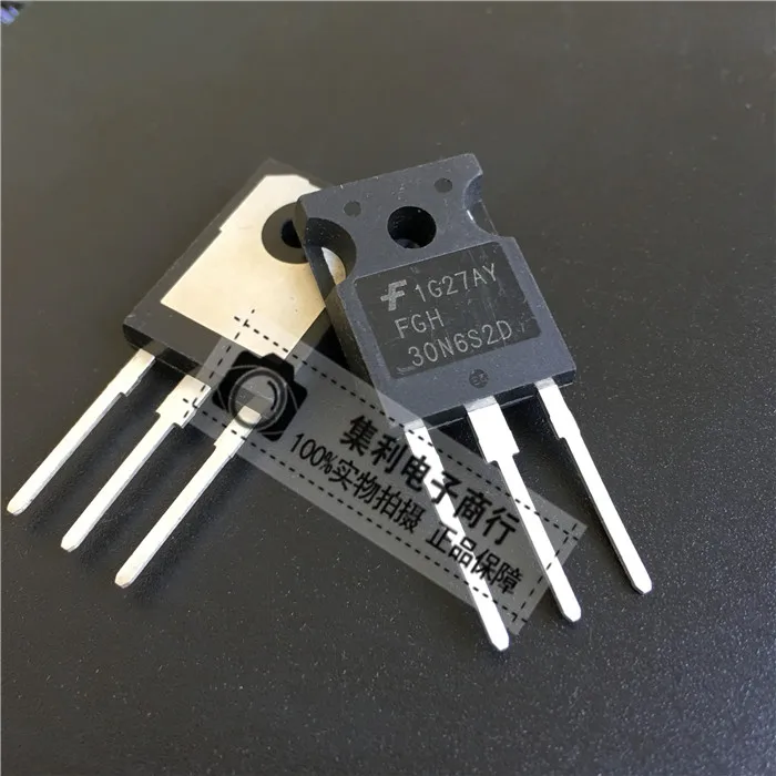 10PCS/Lot FGH30N6S2D  IGBT TO-247 600V 45A 167W Imported Original In Stock Fast Shipping Quality Guarantee