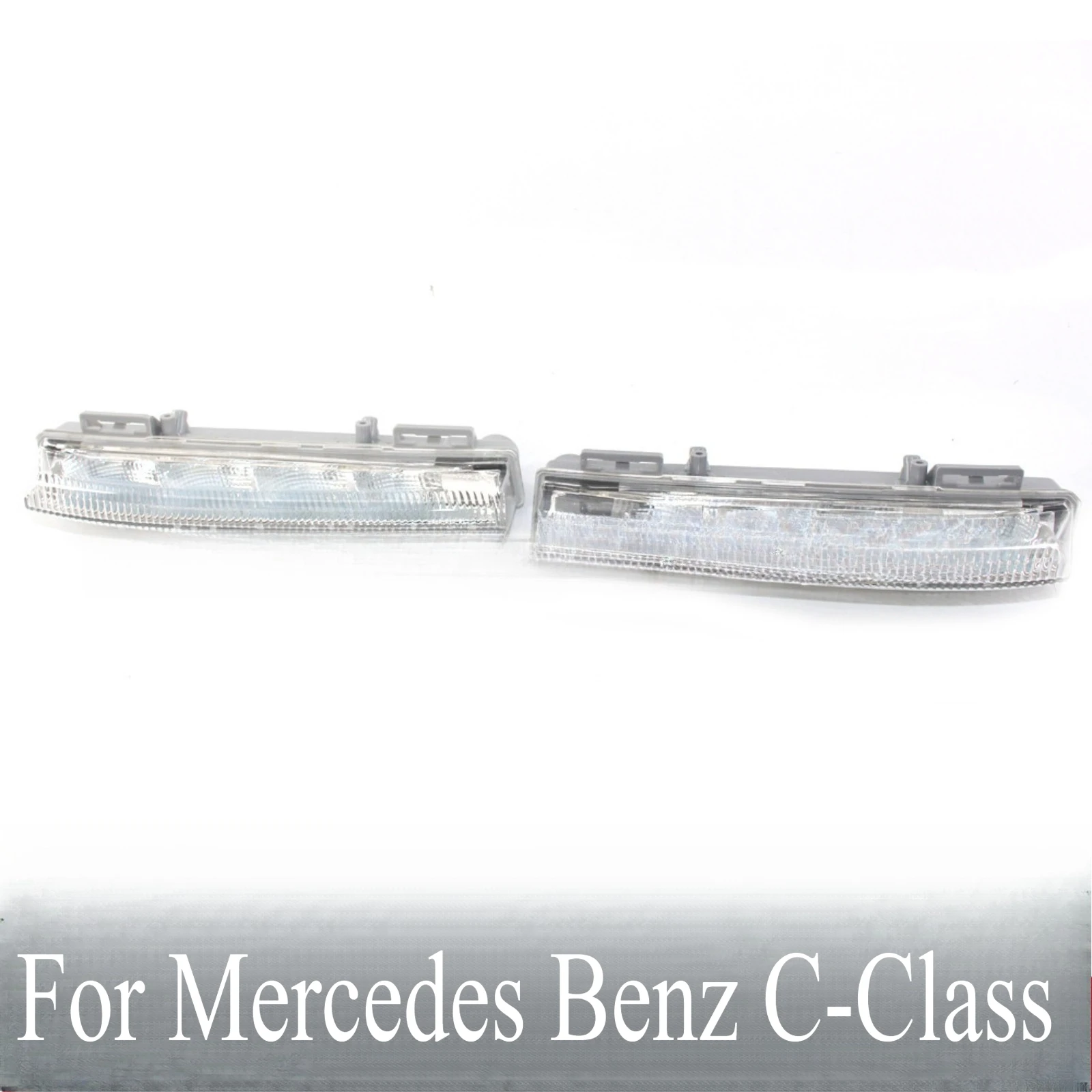 

For Mercedes Benz C-Class LED Daytime Running Light Fog Lamp W204 W212 Front Bumper Car Auto Replacement Accessories
