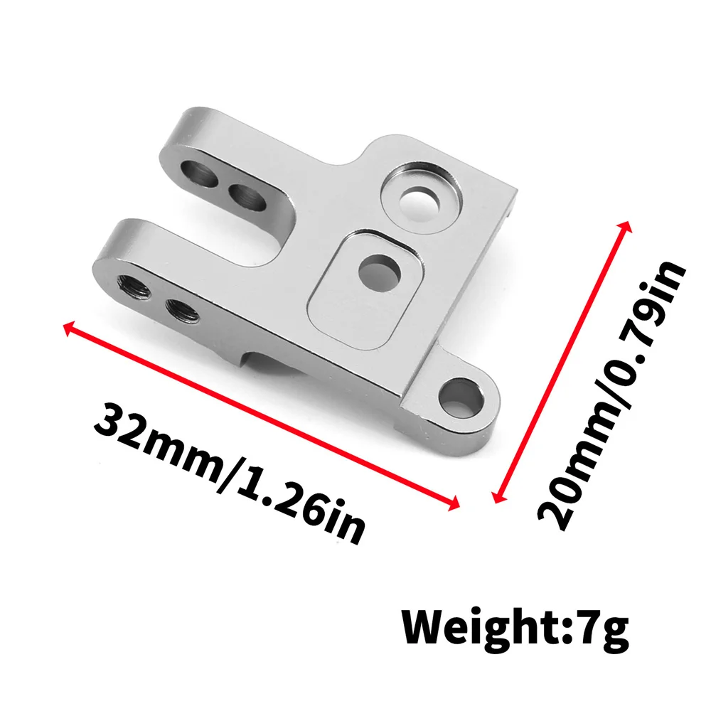 1 pz lega di alluminio Panhard Mount supporto asta di spinta per TRX4 TRX6 1/10 Crawler RC auto aggiornamento accessori parti