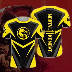 New Men's Clothing Mortal Kombat 11 T-Shirts Fighting Game Element 3D Print Cosplay Streetwear Fashion Summer Large Size Tops