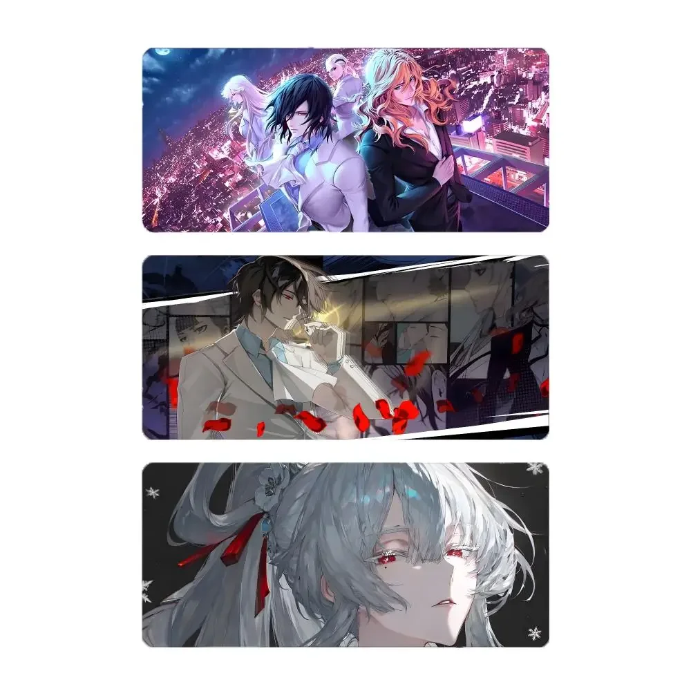 Anime Vampire Noblesse Mouse Pad Large Gaming Mousepad with Stitched Edges Thickened Desk Mat PC