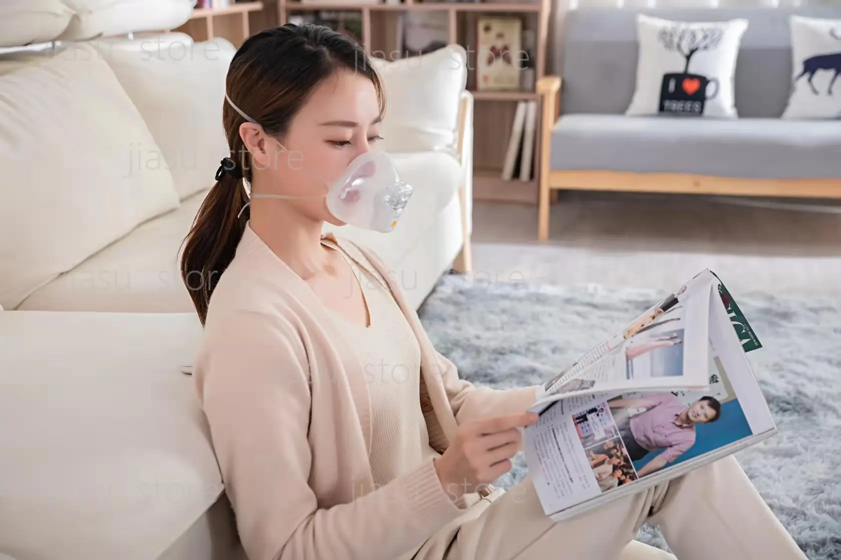 Handheld Mesh Nebulizer Ultrasonic Portable Medical Atomizer, Mask Style for Adults and Children Respiratory Care