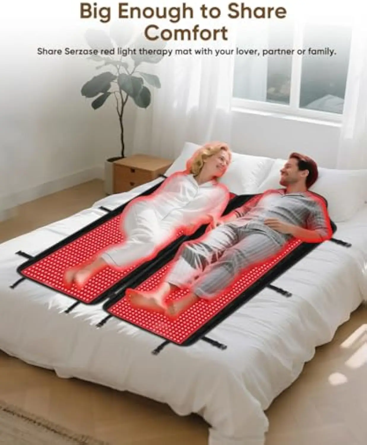 Factory Price Full Body Red Light Therapy Dual Wavelength 660nm 850nm Infrared LED Blanket