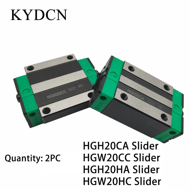 slider block match use HGR linear guide for linear rail CNC diy parts HGH20CA HGW20CC HGH20CA