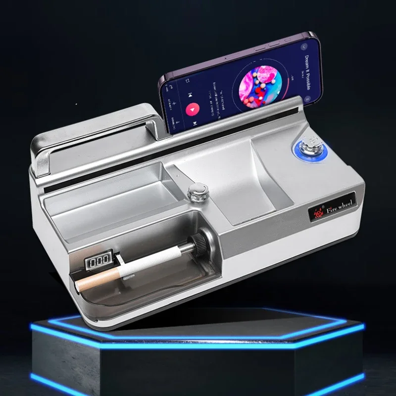 3 In 1 Automatic Cigarette Rolling Machine Intelligent Sensing Injector Tobacco Filling 5.5/6.5/8mm Tube Roller Cigarette Makers