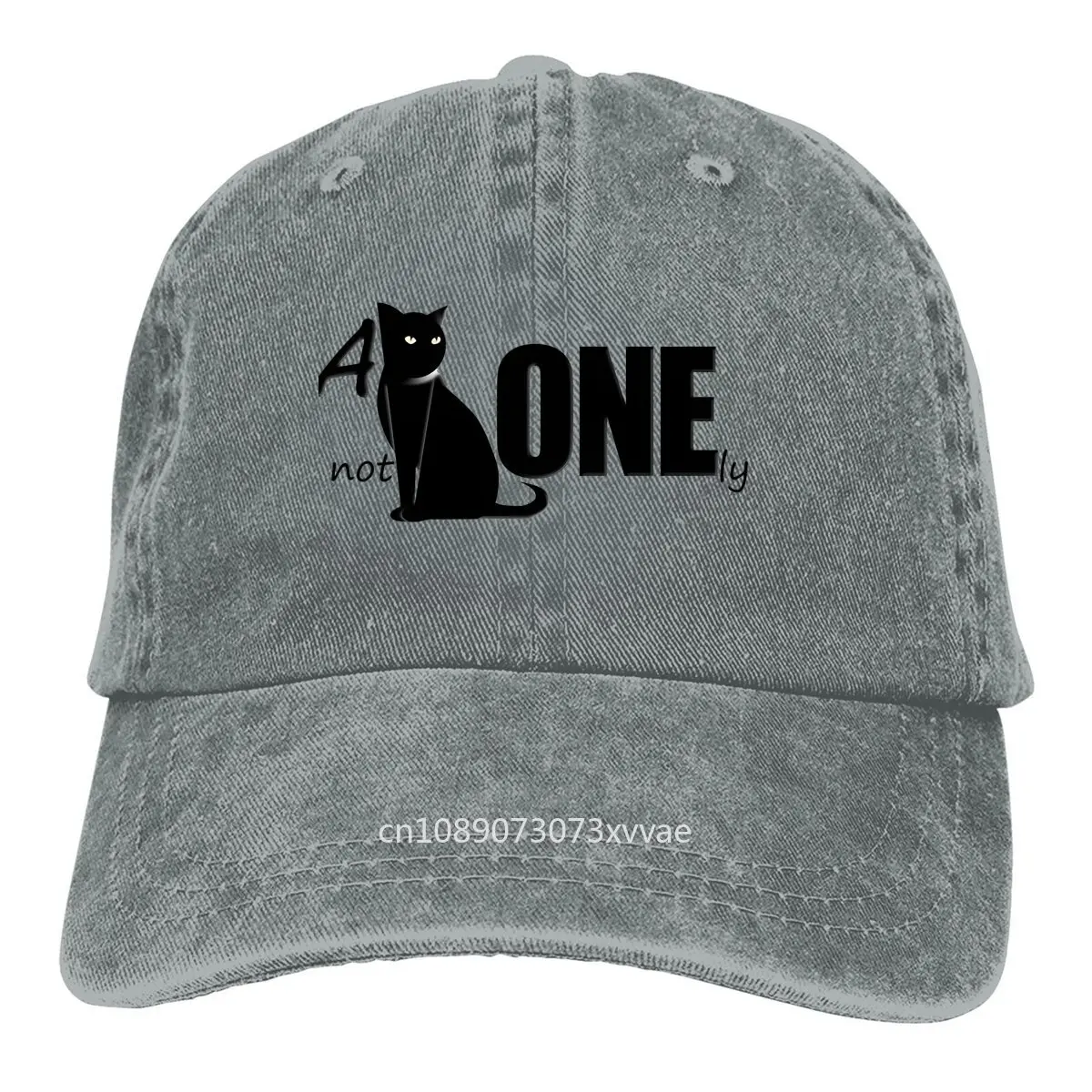 

Alone Baseball Caps Peaked Cap Black Cats Sun Shade Hats for Men Women