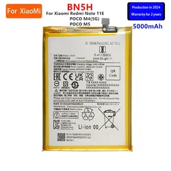 2024 years Brand New BN5H 5000mAh Battery  For Xiaomi Redmi Note11E / POCO M4 5G / Poco M5  Phone Replacement Batteries