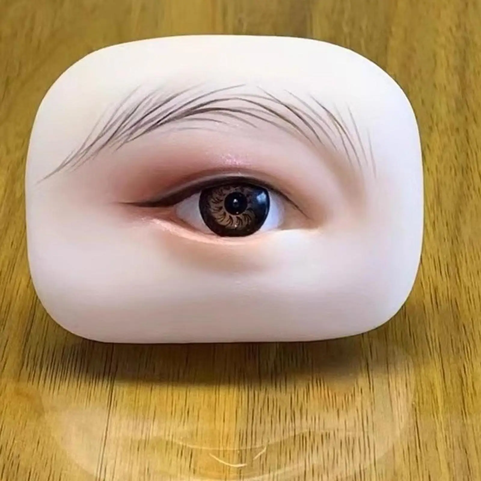 2-6pack Silicone Eye Model Versatile Eyelash Practice Model Artificial Practice