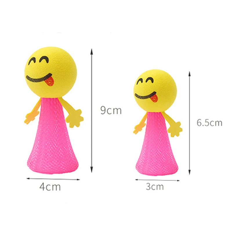 Fun Bouncing Doll Games Kids Party Goodies Toys Birthday Gifts Souvenir Pinata Filler Kindergarten School Reward Toys Bag