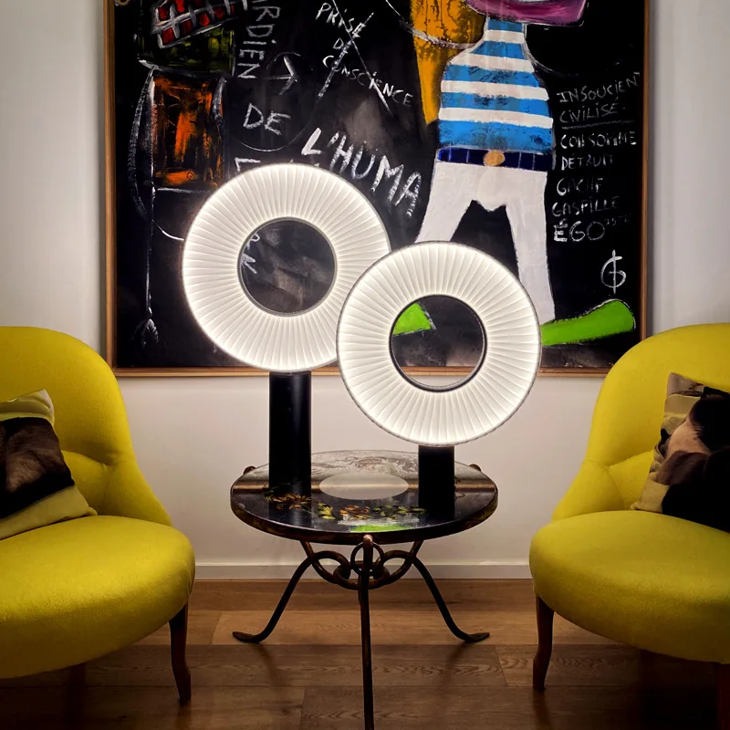 

Creative hotel Fabric Art Floor Lamp Bedroom Bedside Study Reading Led Desk Light Living Room Sofa Corner Indoor Decor Lighting