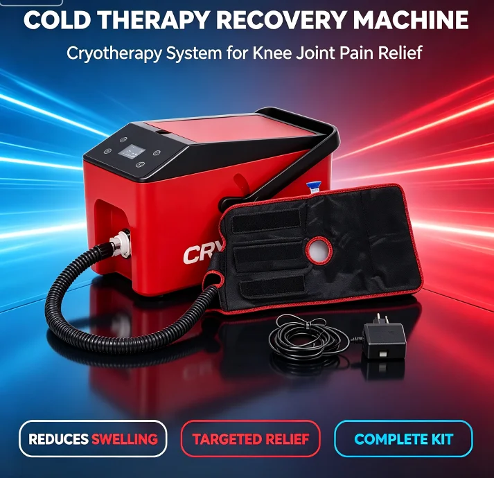 Postoperative rehabilitation equipment, cold compress system, and cryotherapy machine for knee joint sports injuries