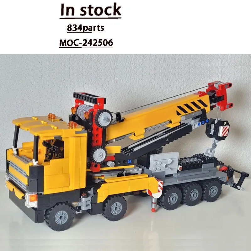 MOC-242506 City Traffic Heavy-Duty Trailer Building Block Model, 834 Pieces, Creative Birthday Gift Toy for Boys and Children