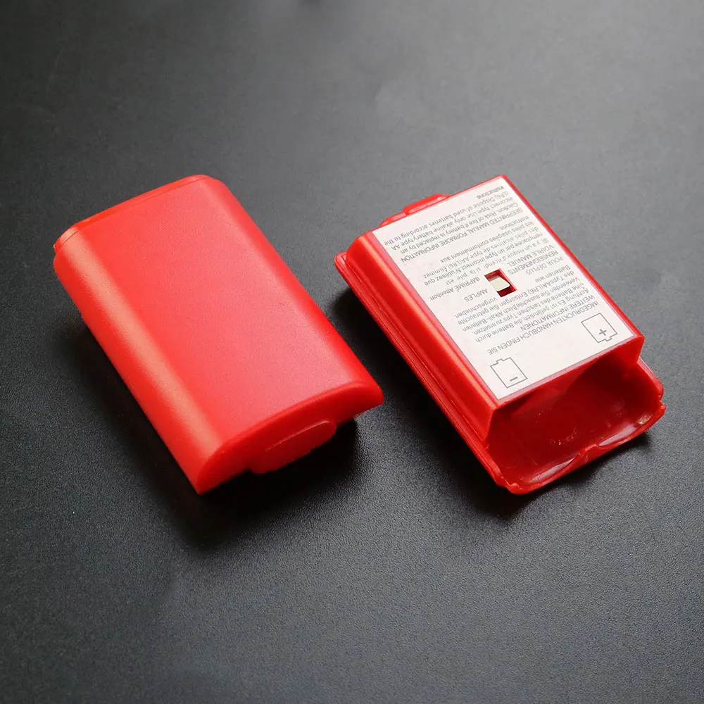 2pcs AA Battery Back Cover For Xbox 360 Wireless Controller Battery Case Cover For Xbox360 Gamepad Joystick Game Accessory