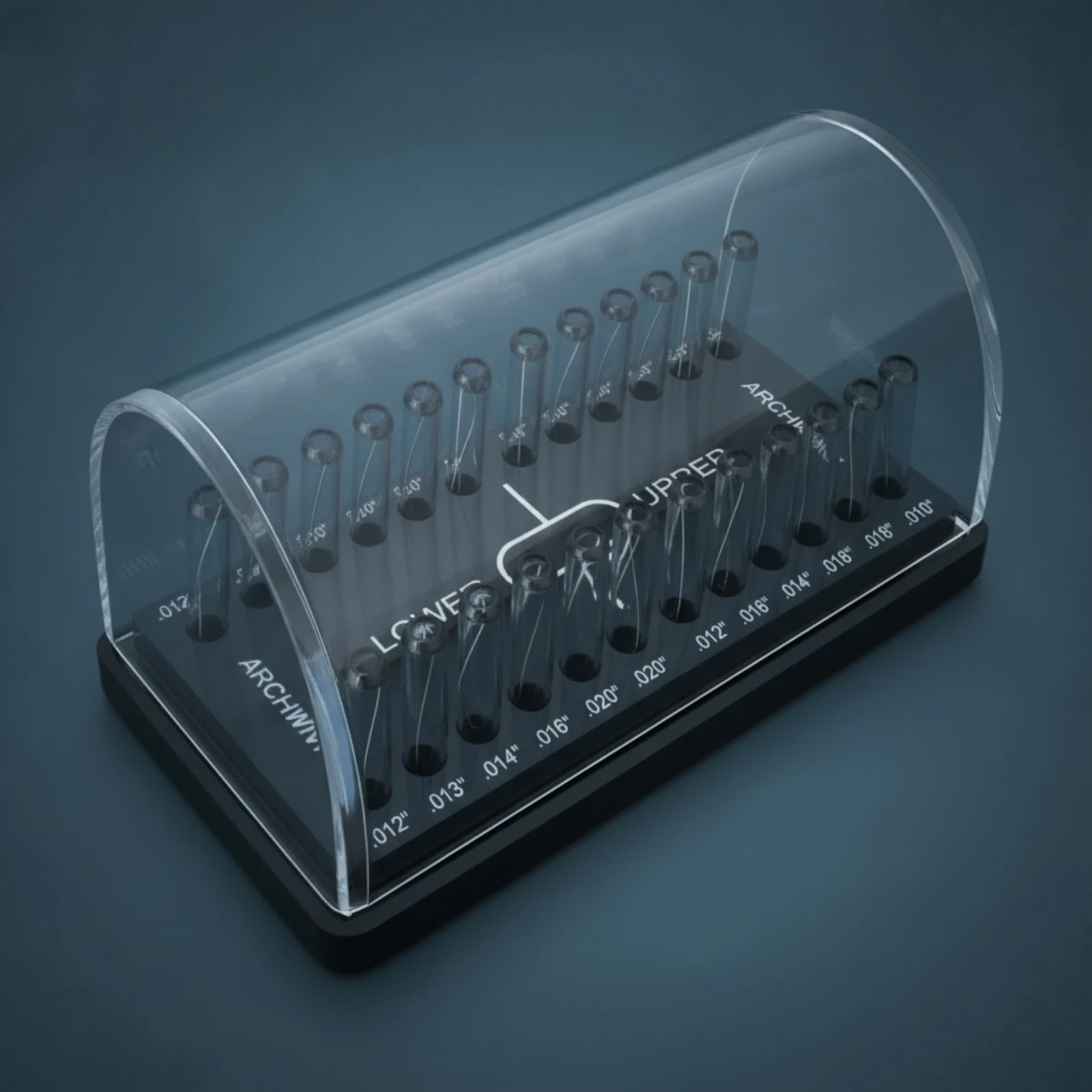 

Orthodontic Archwire Organizer Box Transparent Orthodontic Archwire Organizer Arch Wire Holder with Lid Acrylic