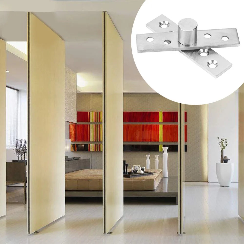 360 Degree Rotary Pivot Hinge Stainless Steel Rotating Door Hinge 75mm Long Rotatable Hinge Door Hinge Revolving Door Hinge