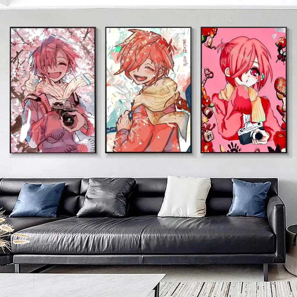 Anime T-Toilet-bound H-Hanako-kun Sosuke Mitsuba Manga Posters HD Print Vintage Wall Art Decor for Home Study Room