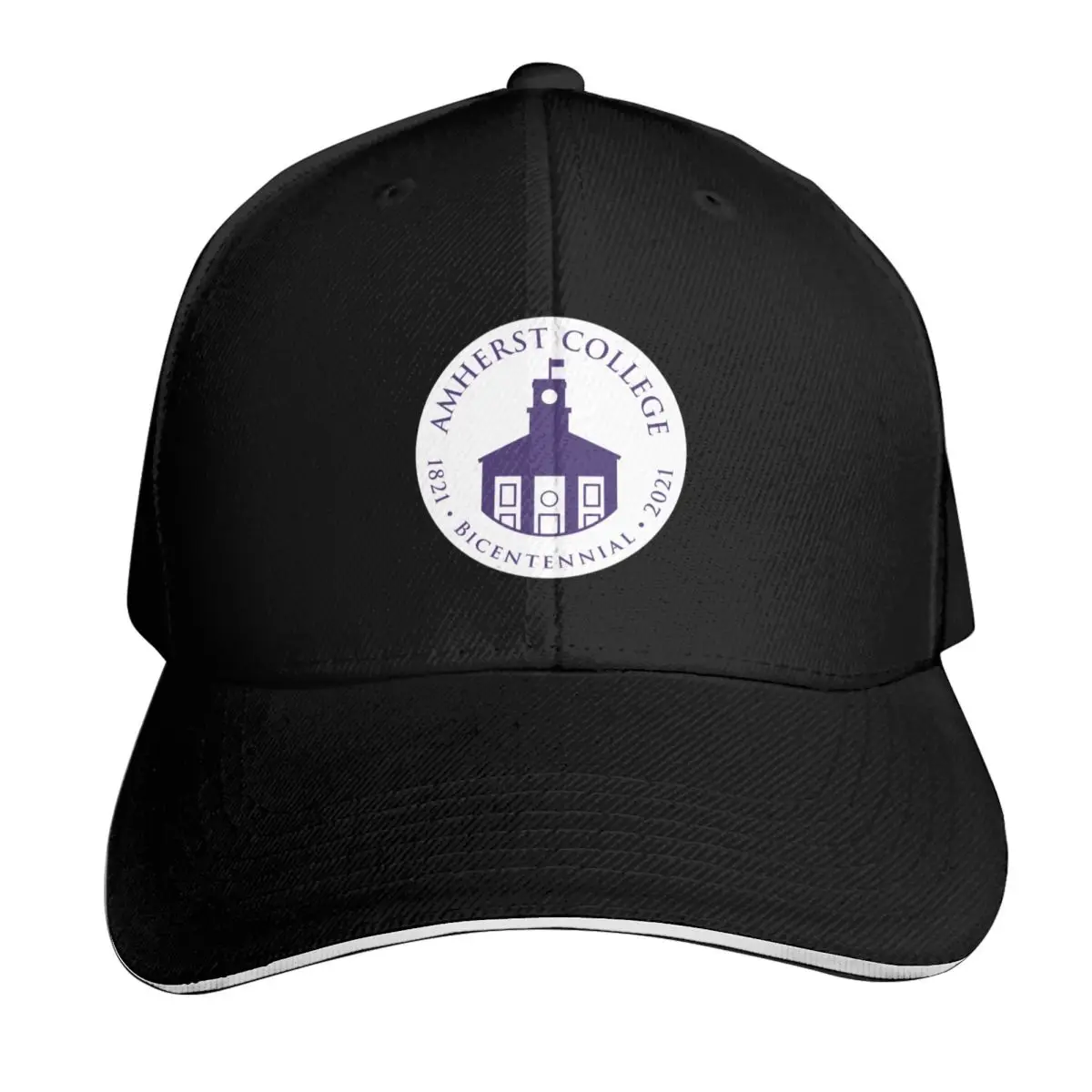 Amherst College Bicentennial Baseball Cap Outdoor Golf Running Hiking Summer Beach Travel Streetwear Hip Hop Trendy
