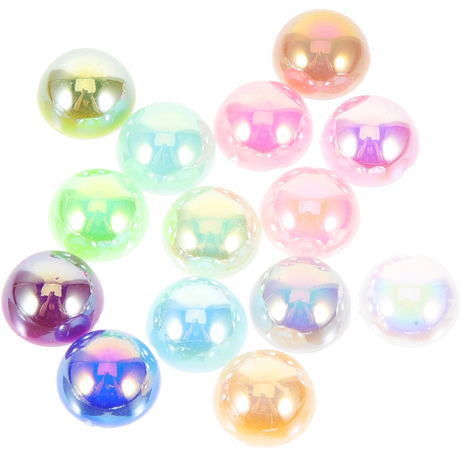 200Pcs Resin Nail Pearl Flatback Half Pearls DIY Manicure Accessories Nail Art Decoration Supplies Half Pearls for Crafts