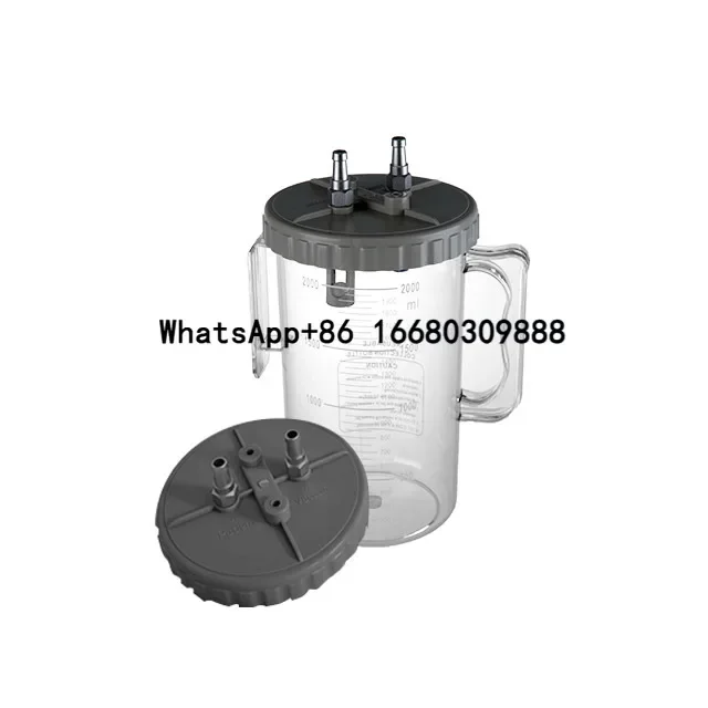 2 Litre Suction Jar for Medical Vacuum Regulator Medical Equipment