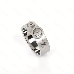 1 Magilla Number Adjustable Opening Ring Suitable for Unisex Punk Rings for Men and Women, Party Jewelry Accessories