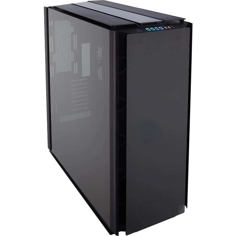 

Obsidian Series 1000D Super-Tower Case, Smoked Tempered Glass, Aluminum Trim, Integrated Commander PRO fan and lighting