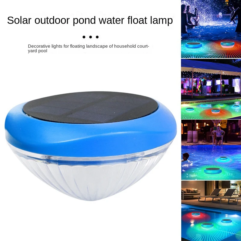 1 Piece Solar Floating Pool LED Lights Pool Accessories For Pool,Pond,Spa,Hot Tub