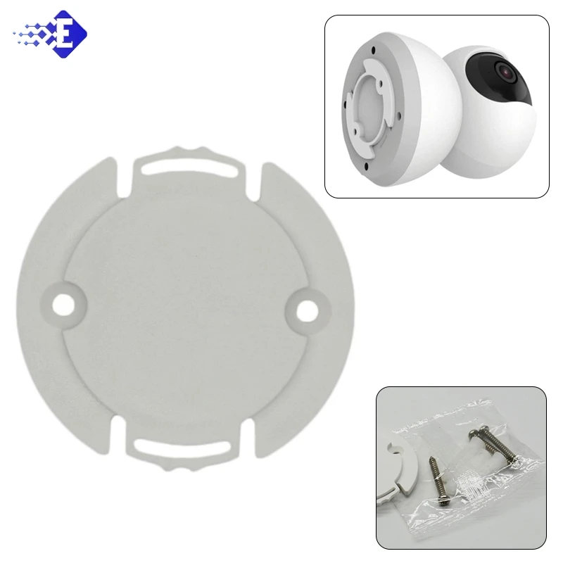 Security Camera Mount Bracket ABS Indoor Outdoor Wall Mount Bracket For Security Dome Camera No Drilling