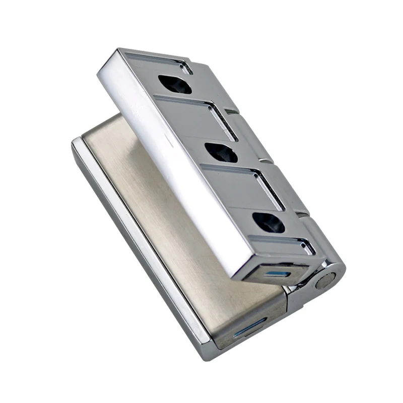 Zinc Alloy Hinge With Cover Plate Industrial Electrical Distribution Box Switch Cabinet Door Square Heavy-Duty Hinge