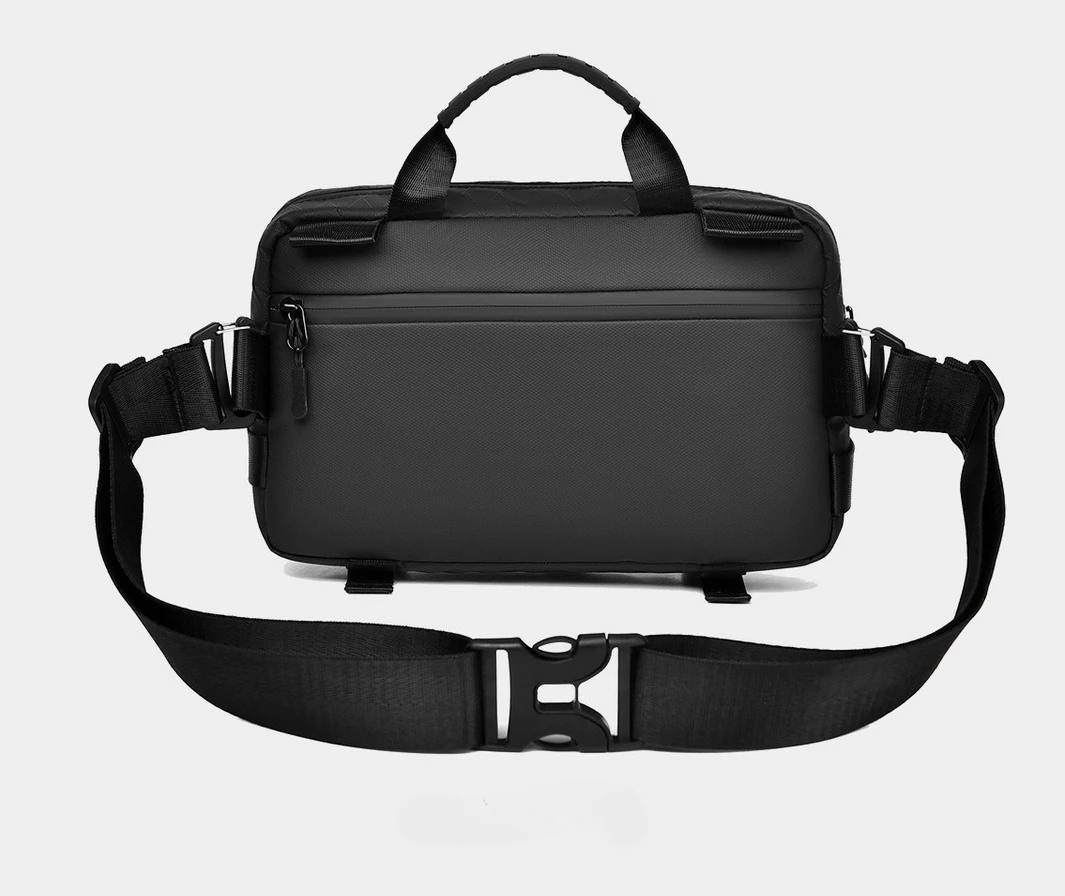 New Simple Men's Single-shoulder Bag with A High-end Feel, Casual Crossbody Bag, Versatile Business Waterproof Crossbody Bag