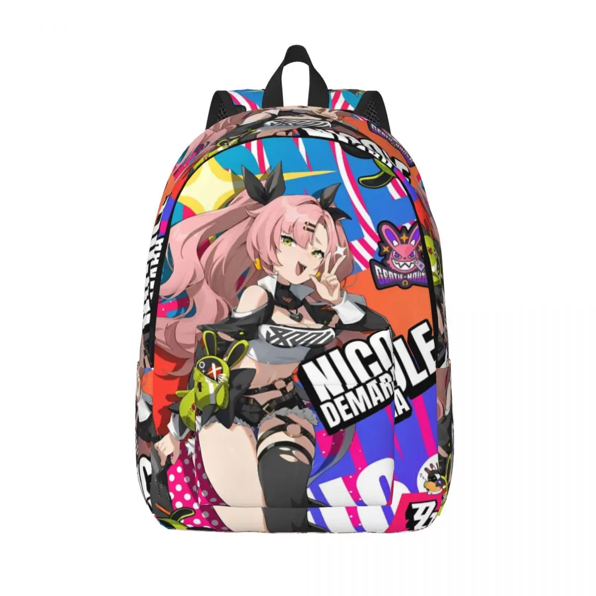 

Nicole Demara - GFX Backpack for Boy Girl Kids Student School Bookbag Bangboo Zenless Zone Zero Daypack Kindergarten Primary Bag