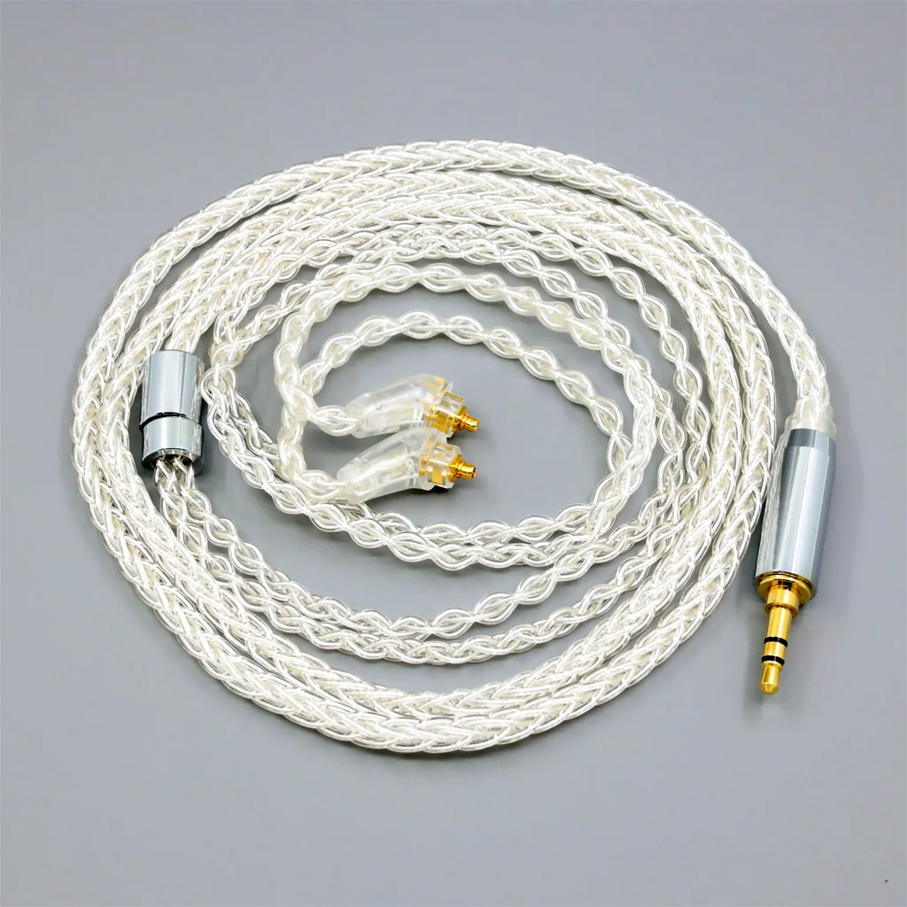 LN008399 8-ядерный 99% 7n чистый серебристый палладиевый кабель для наушников Sony XBA-H2 XBA-H3 xba-A3