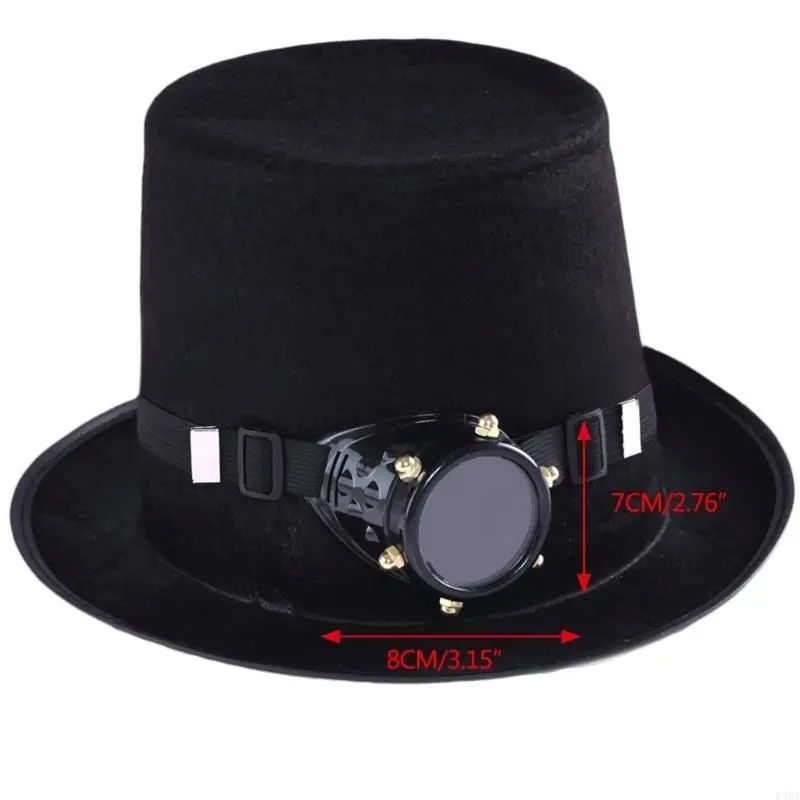 P88A نظارات القراصنة Steampunk نظارات نظارات للحفلات لعب الأدوار مرحلة النظارات