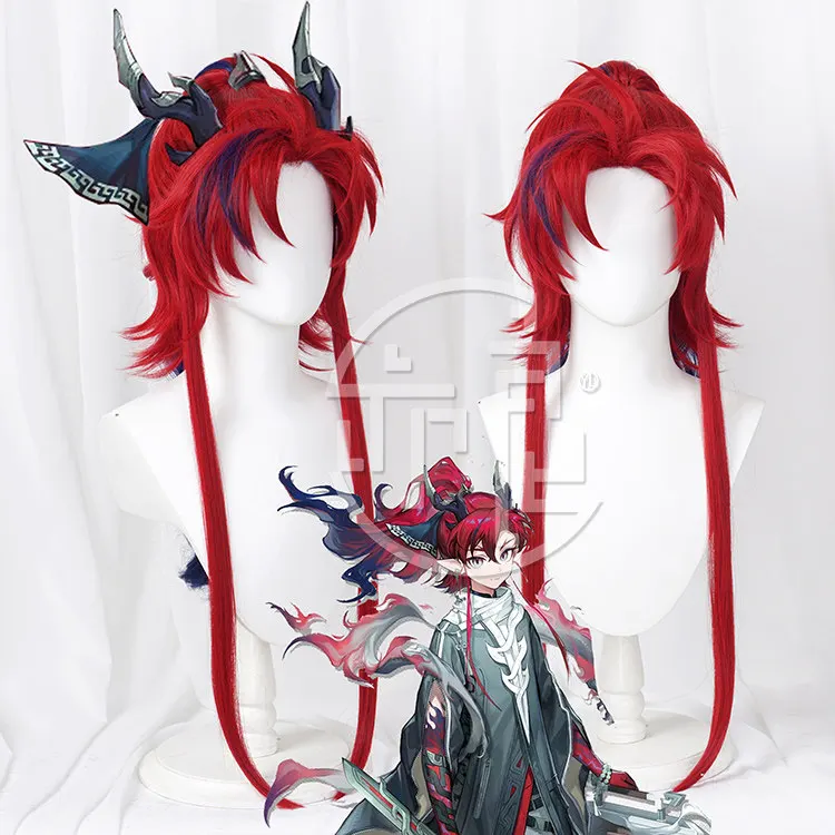 

Аниме Arknights Yu Happy Gathering, парик для косплея, реквизит для Хэллоуина, карнавала, синтетические волосы, термостойкое волокно + шапочка для парика