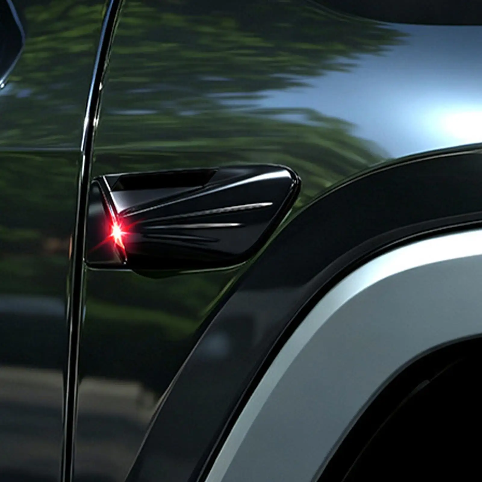 Solar-Powered LED Car Warning Light Simulated Camera Self-Adhesive Flashing Lamp Solar Powered LED Car Light For Sedan Truck SUV