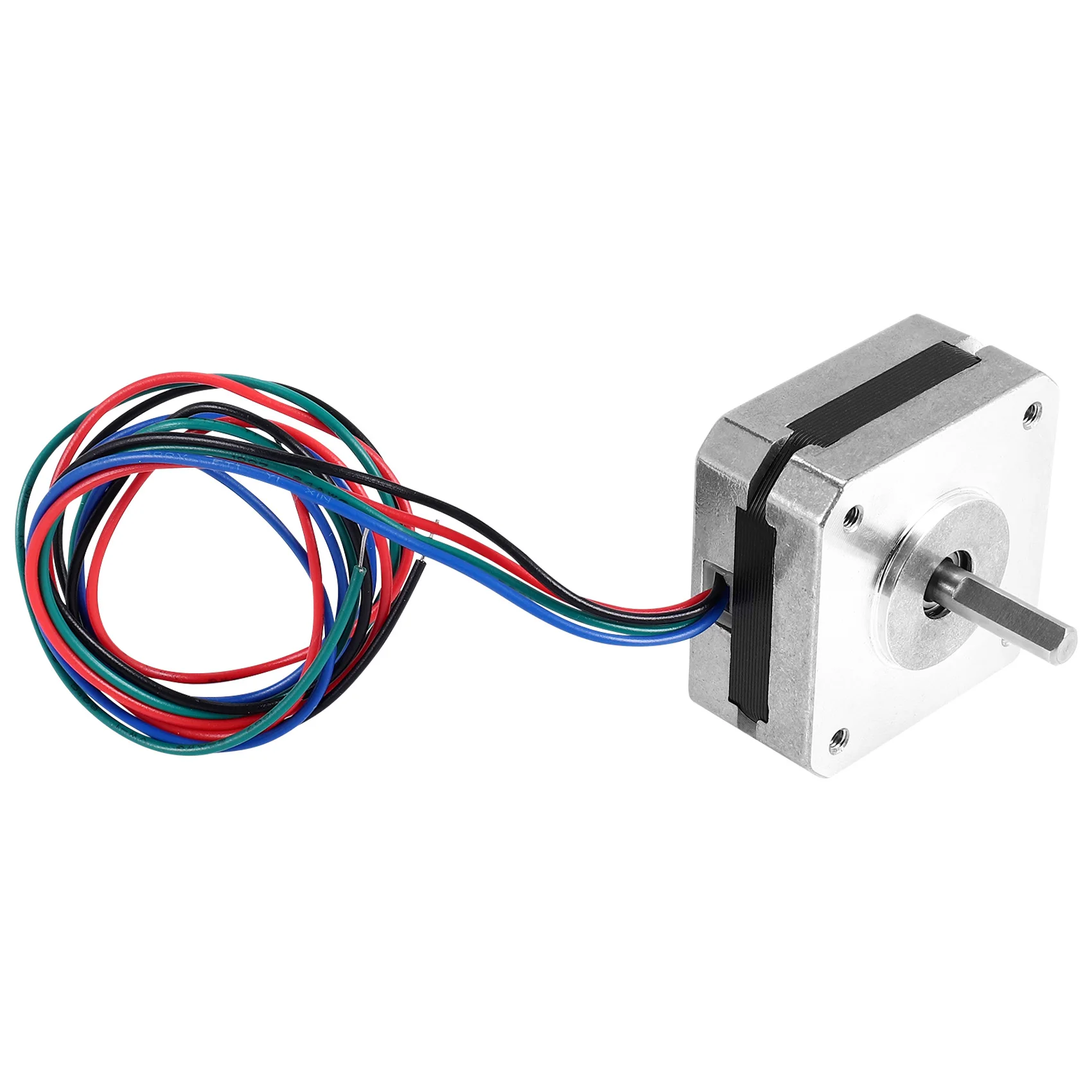 Stepper 4-Lead Nema 17 Motor Stepper 20Mm 1A 13Ncm(18.4Oz.In) 42 Motor Nema17 Stepper untuk Diy 3D Printer Cnc