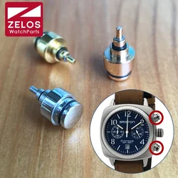 Steel Waterproof Pusher for Briston Clubmaster Classic 40mm Quartz Chronography Watch Button