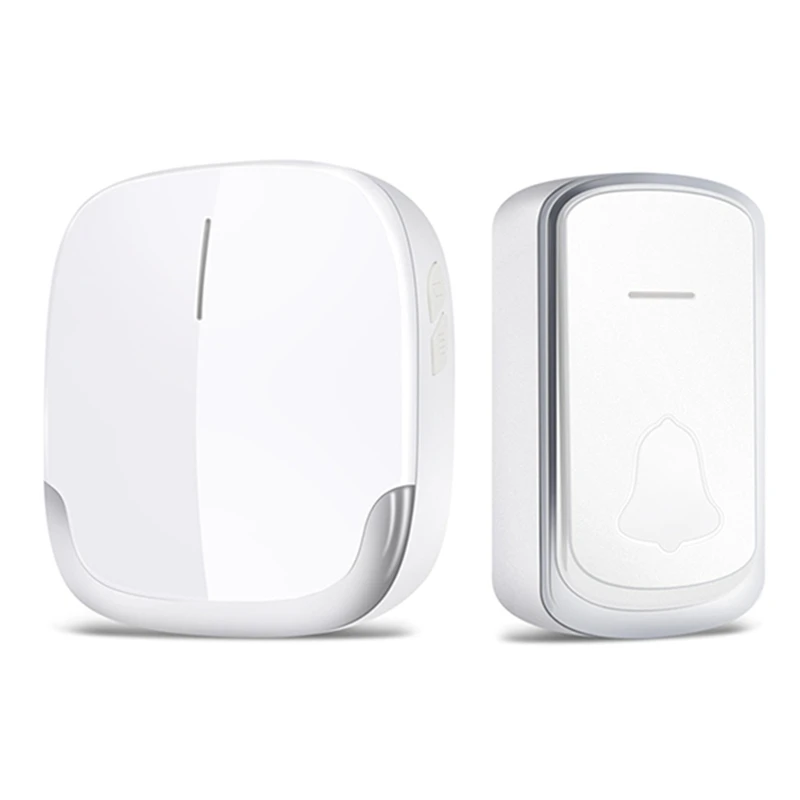 Campainha remota eletrônica piscando campainha remota chamada inteligente campainha música sem fio plugue da ue