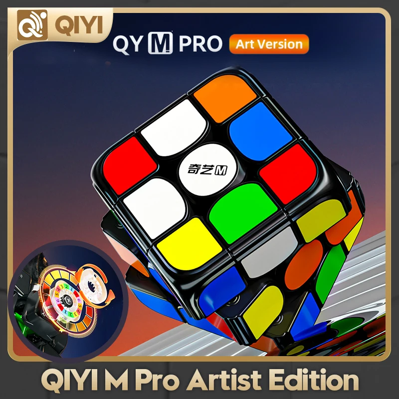 QIYI M Pro Art page 3x3x3 Magnetic Magic Cube Speed Puzzle 3×3 Children Fidget Toys