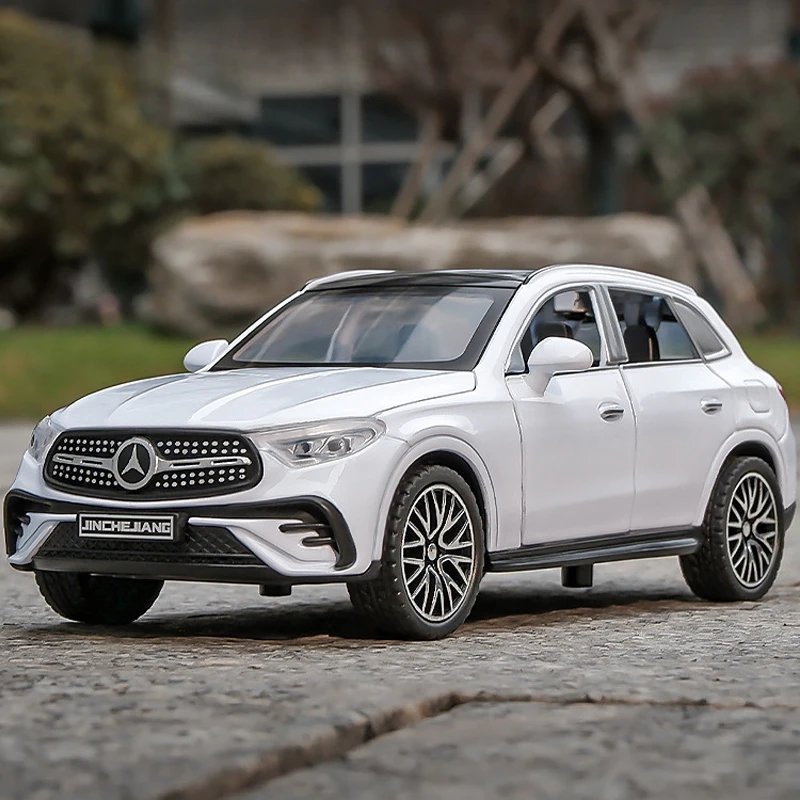 

Diecast Car Model 1:32 Benz GLC-400e SUV Car Model With Sound Light Collective Home Decor Miniature Voiture Toy Vehicles Boys