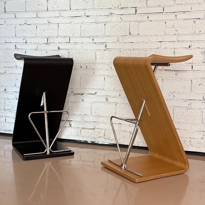 

Relaxing Single Comfortable Unique Counter Modern Elegent Bar Chairs Simple Island High Party Ergonomic Designer Home Furniture