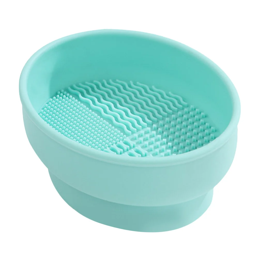 

Makeup Egg Cleaning Cup Silicone Makeup Tool Cleaner Bowl for Thorough Cleaning and Fast Drying Stand Use At Home