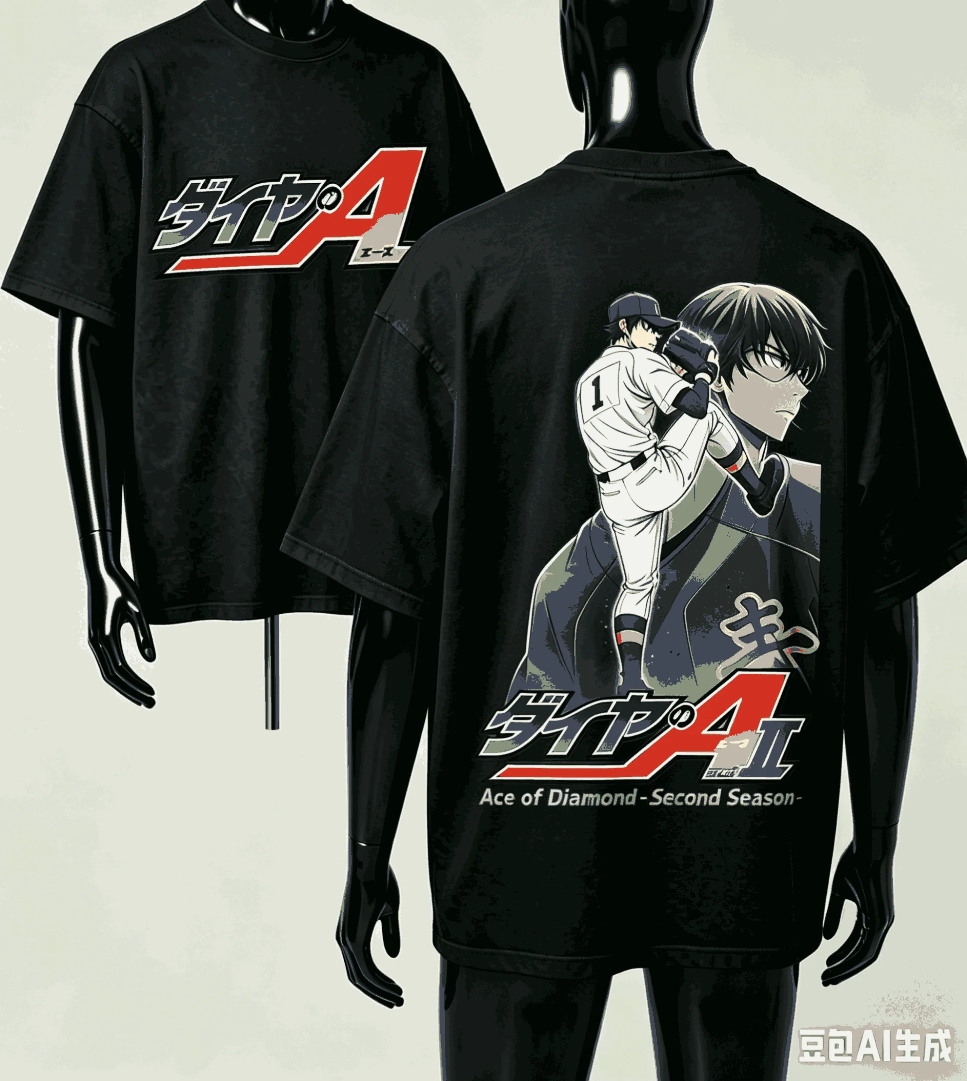 Ace of Diamond Anime Lover T-shirt Harajuku Cotton New Model High Street Retro Fashion Oversized Unisex hot product Comfortable