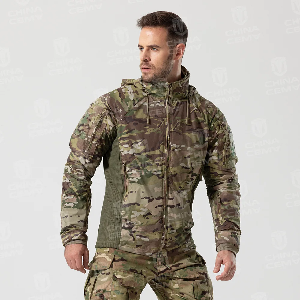 UF Lightweight Warmth Cotton Jacket Outdoor Soft Shell Coat Tactical Cotton Sports Clohting DELTA ACE GEN3 Assault Windbreaker