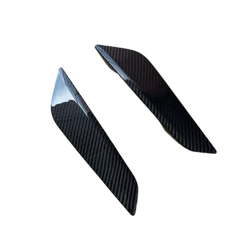 

ROLFES Carbon Fiber Front Side Leaf Plates Panel Decoration Cover Trim For BMW 5 Series G30 G38 Car Styling Exterior Accessories