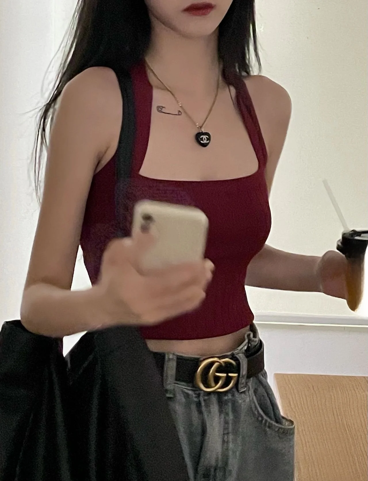 Rouge Ne sangle suspendue gilet femmes été Svel Csole vêtements intérieurs vêtements chauds cacher sous les bras beau Ba soutien-gorge ort haut