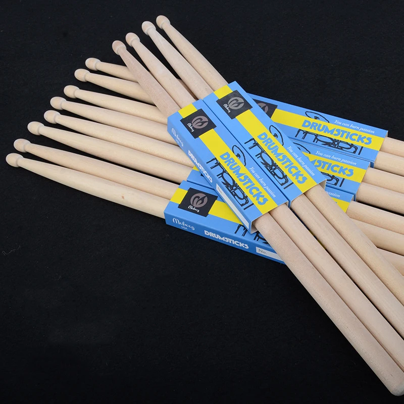 1 Paar Professionele Drum Sticks Hoge Kwaliteit Hout Drumsticks 5A/7A Muziekinstrumenten Drum Sticks