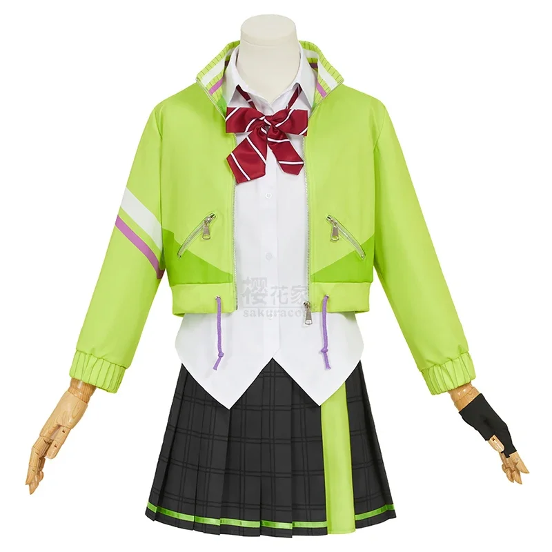 PJSK Leo/need Cosplay Costume Tenma Saki Hinomori Shiho Hoshino Ichika Mochizuki Honami Cosplay Suit Party Uniforms Custom Made