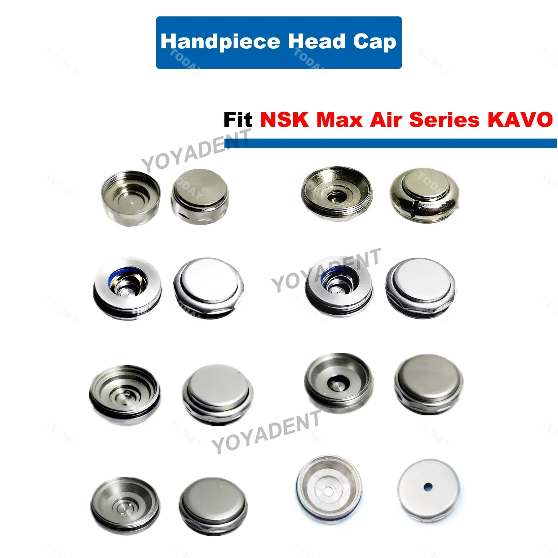 Dental Handpiece Torque Cap Head Back Cover Stainless Fit NSK Max Air Series KAVO 640 646 Push Button High Speed Handpiece