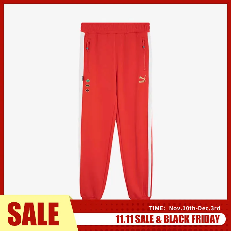 

Puma оригинальные новые мужские и женские трикотажные удобные повседневные спортивные брюки с завязками на ногах 625835-11