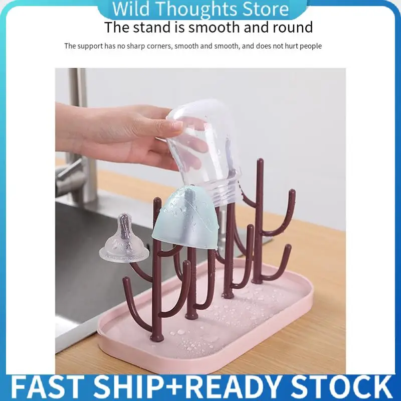 

Bottle Drying Rack Baby Bottle Drain Drying Rack Baby Bottle Cleaning Dryer Drainer Storage Drying Rack-[Qahk]